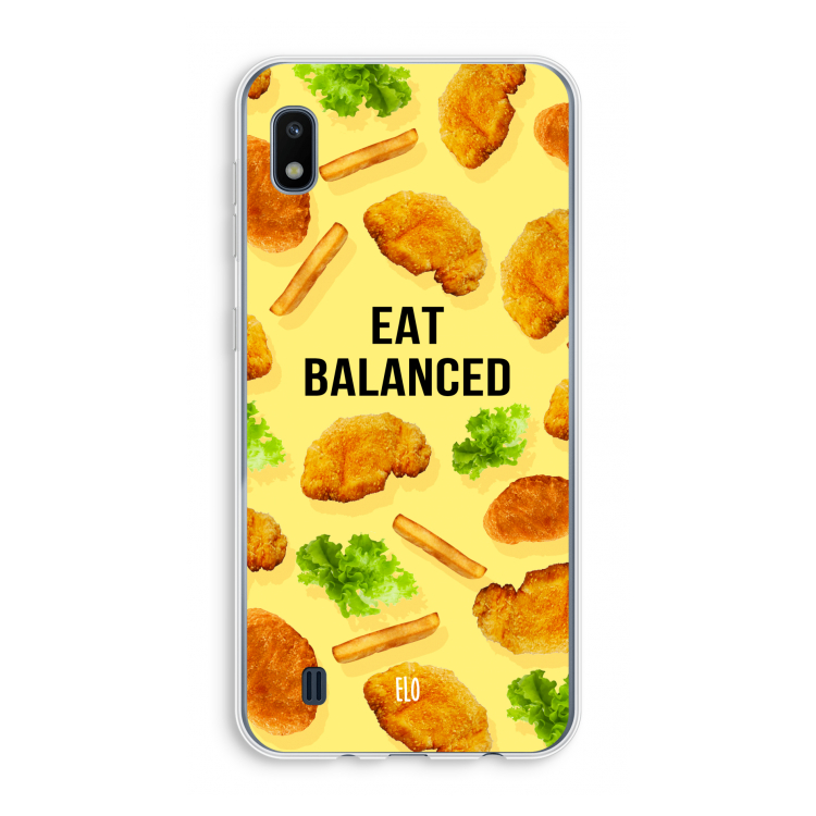 Eat Balanced: Samsung Galaxy A10 Transparant Hoesje