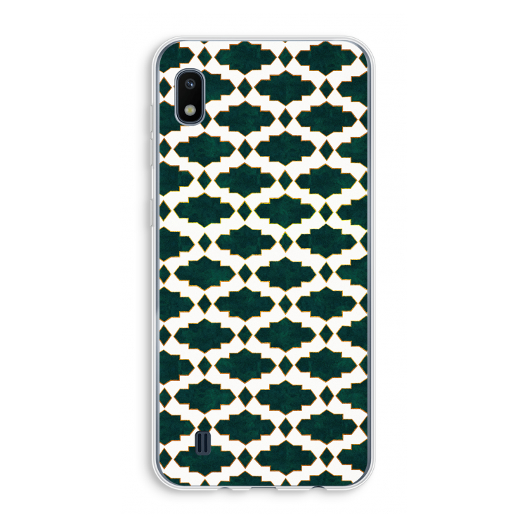 Moroccan tiles: Samsung Galaxy A10 Transparant Hoesje