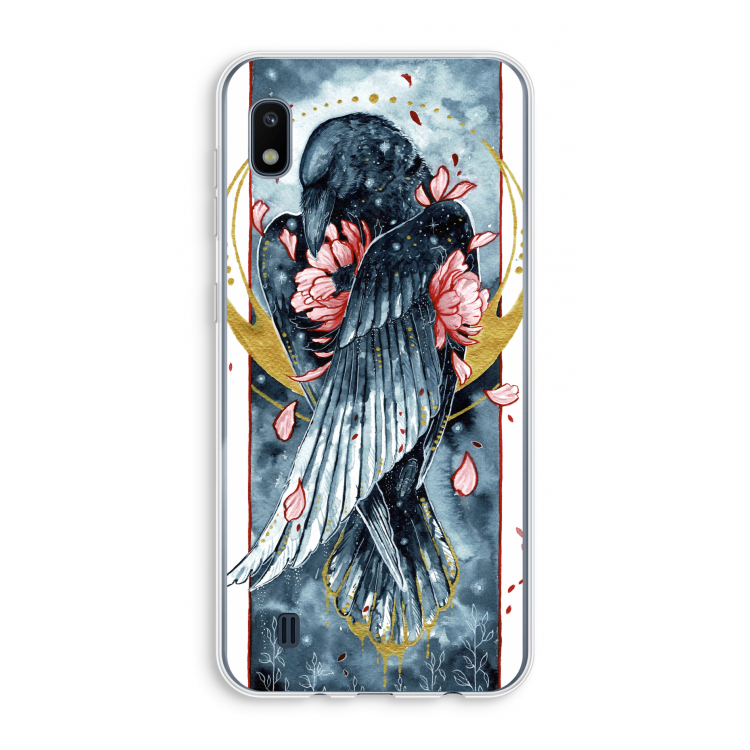 Golden Raven: Samsung Galaxy A10 Transparant Hoesje