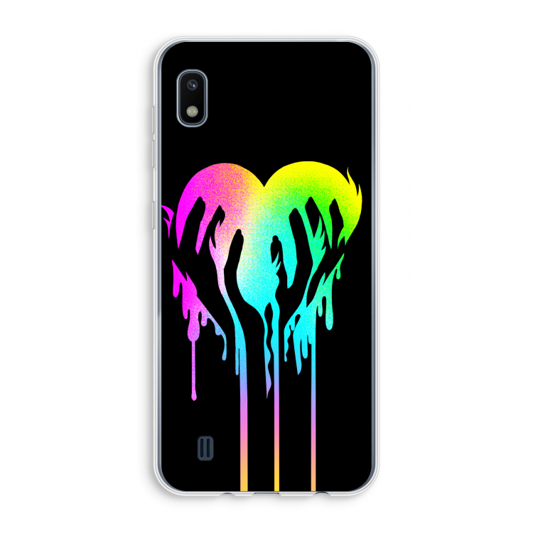 Hold My Heart: Samsung Galaxy A10 Transparant Hoesje