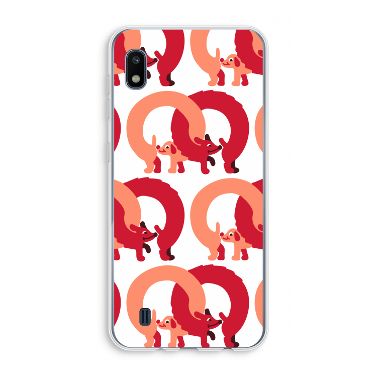 Dogs: Samsung Galaxy A10 Transparant Hoesje