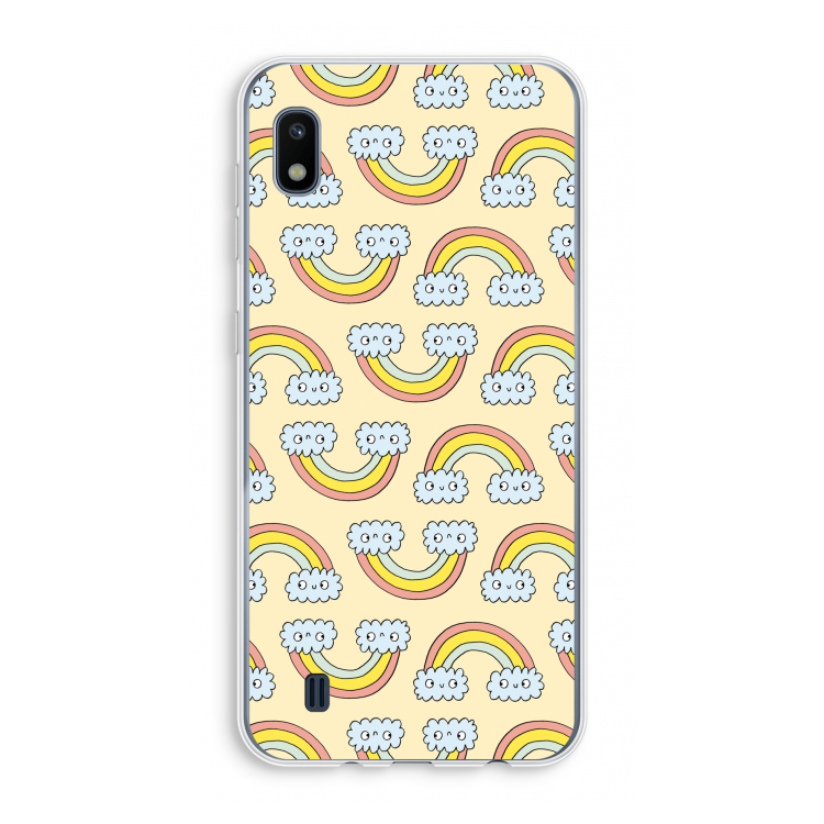 Regenboog: Samsung Galaxy A10 Transparant Hoesje