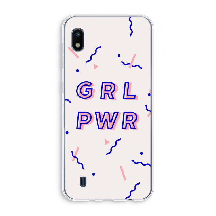 GRL PWR: Samsung Galaxy A10 Transparant Hoesje