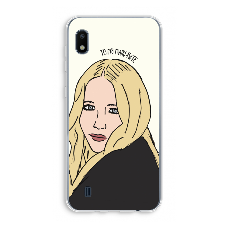 Mary Kate: Samsung Galaxy A10 Transparant Hoesje