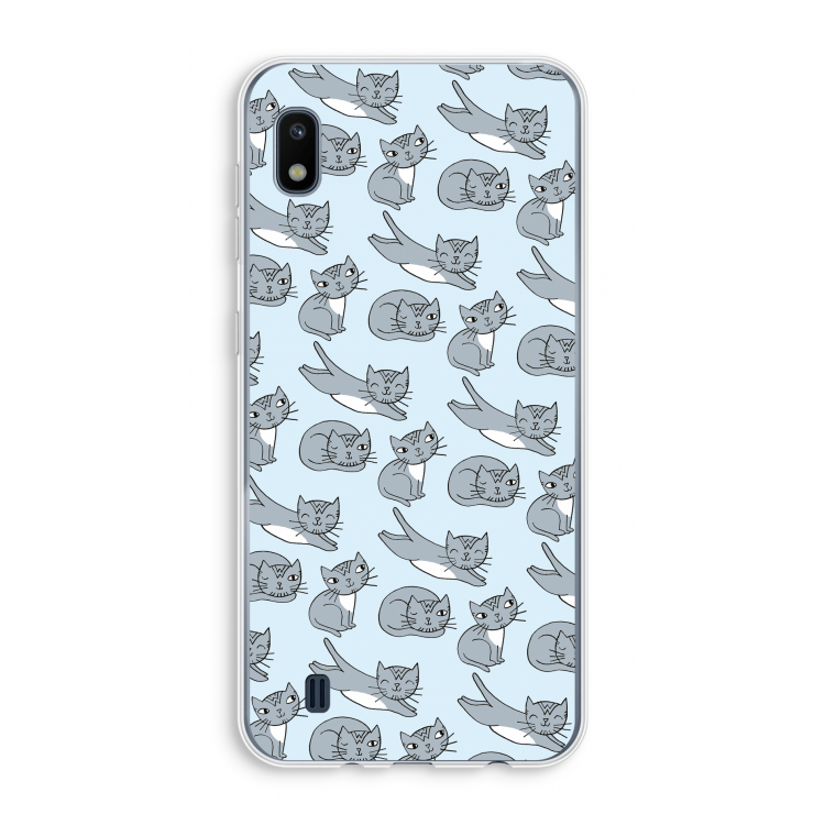 Poezen: Samsung Galaxy A10 Transparant Hoesje