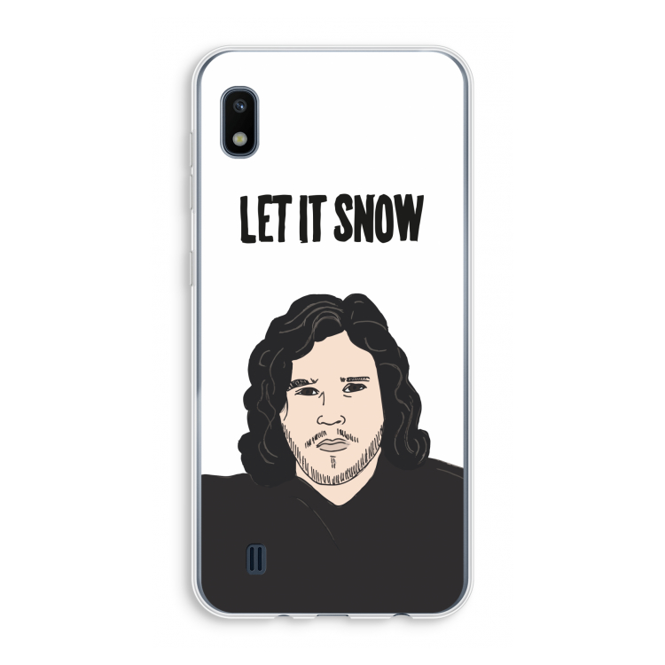 Let It Snow: Samsung Galaxy A10 Transparant Hoesje