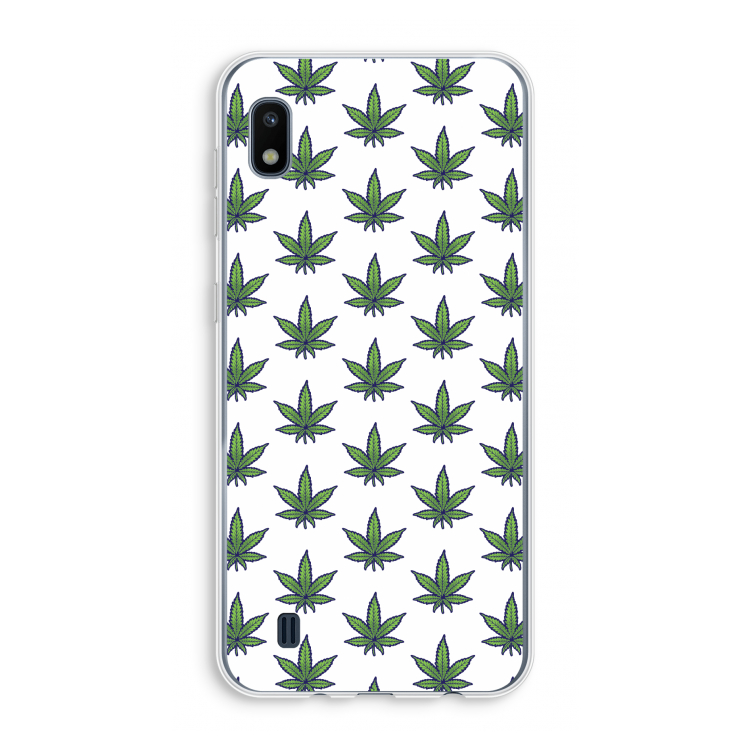 Weed: Samsung Galaxy A10 Transparant Hoesje