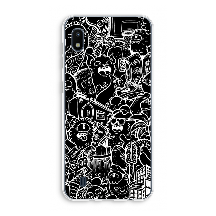 Vexx Black City : Samsung Galaxy A10 Transparant Hoesje