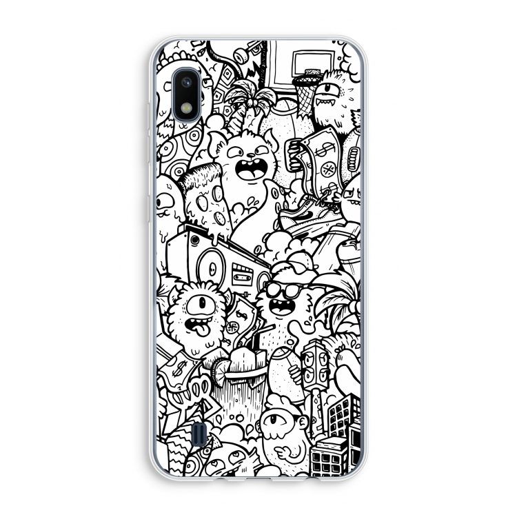 Vexx City #2: Samsung Galaxy A10 Transparant Hoesje