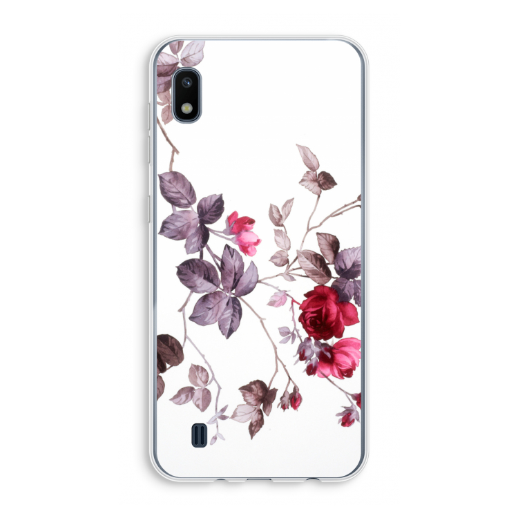 Mooie bloemen: Samsung Galaxy A10 Transparant Hoesje
