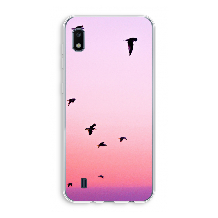 Fly away: Samsung Galaxy A10 Transparant Hoesje