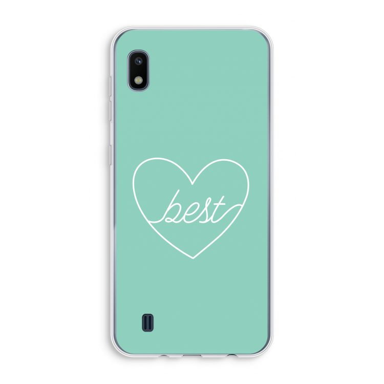 Best heart pastel: Samsung Galaxy A10 Transparant Hoesje