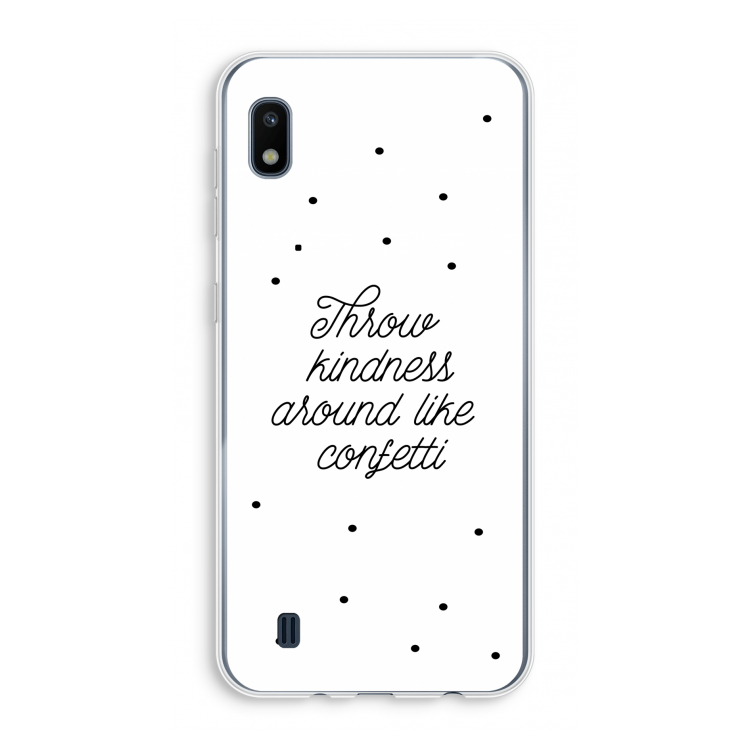 Confetti: Samsung Galaxy A10 Transparant Hoesje