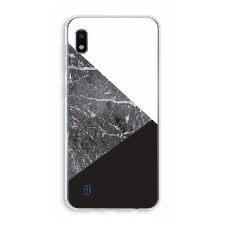 Combinatie marmer: Samsung Galaxy A10 Transparant Hoesje