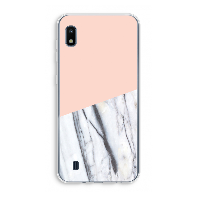 A touch of peach: Samsung Galaxy A10 Transparant Hoesje