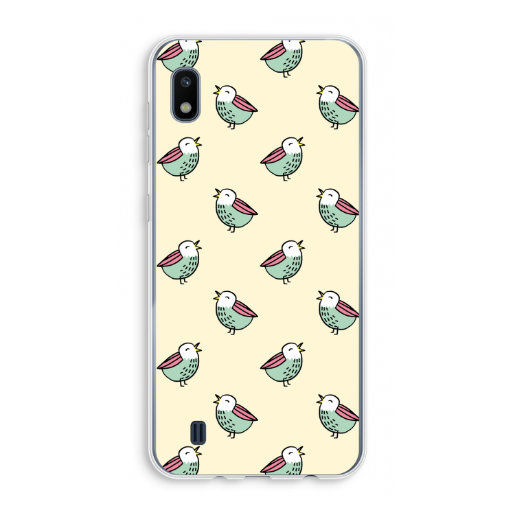Vogeltjes: Samsung Galaxy A10 Transparant Hoesje