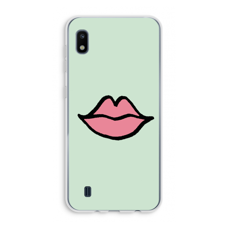Kusje: Samsung Galaxy A10 Transparant Hoesje