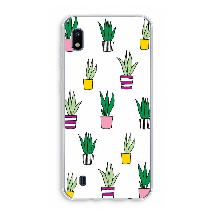 Sanseveria: Samsung Galaxy A10 Transparant Hoesje