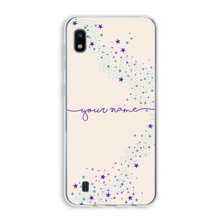 Sterren: Samsung Galaxy A10 Transparant Hoesje