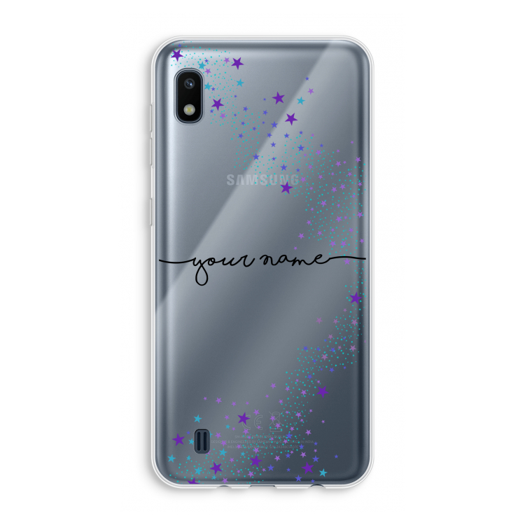 Sterren: Samsung Galaxy A10 Transparant Hoesje