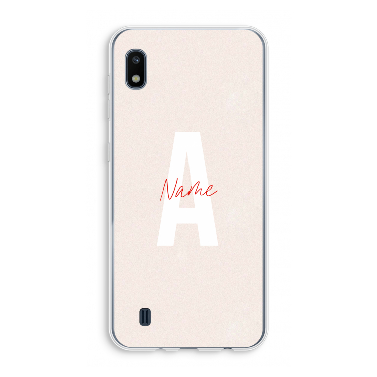 Strawberry Milkshake: Samsung Galaxy A10 Transparant Hoesje