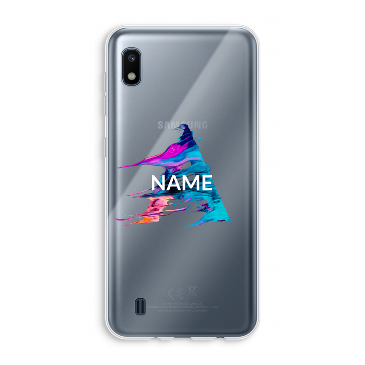 Abstract Spectrum: Samsung Galaxy A10 Transparant Hoesje