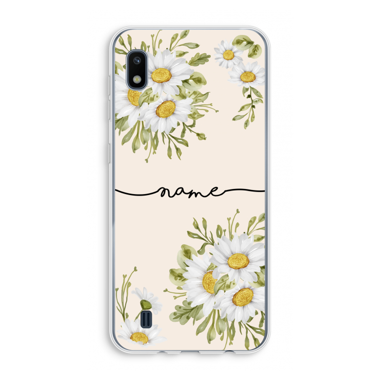 Daisies: Samsung Galaxy A10 Transparant Hoesje