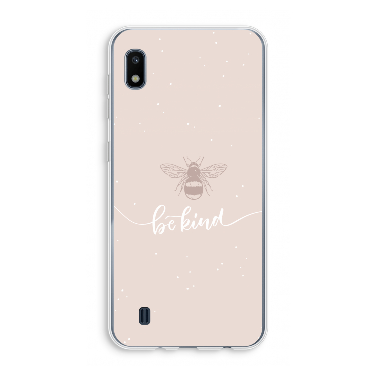 Be(e) kind: Samsung Galaxy A10 Transparant Hoesje