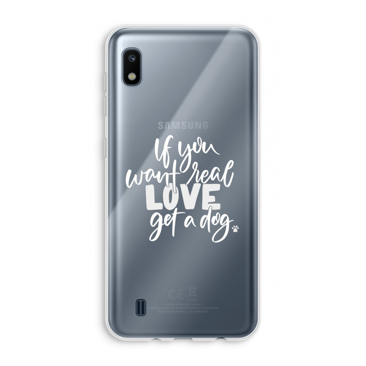 Partner in crime: Samsung Galaxy A10 Transparant Hoesje