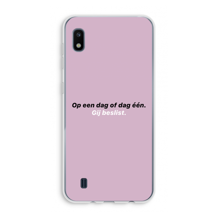 gij beslist: Samsung Galaxy A10 Transparant Hoesje