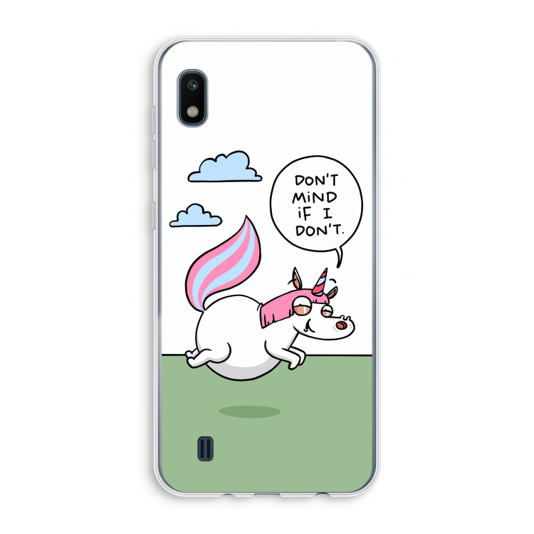 Unicorn: Samsung Galaxy A10 Transparant Hoesje
