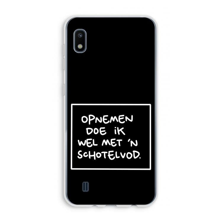 Schotelvod: Samsung Galaxy A10 Transparant Hoesje