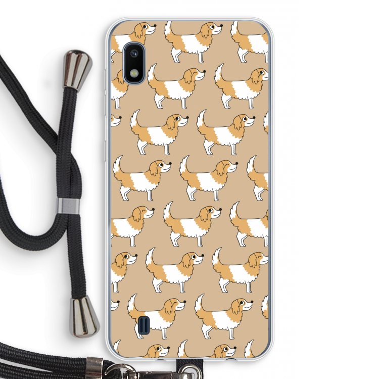 Doggy: Samsung Galaxy A10 Transparant Hoesje met koord