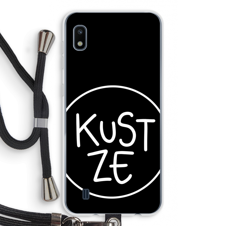 KUST ZE: Samsung Galaxy A10 Transparant Hoesje met koord