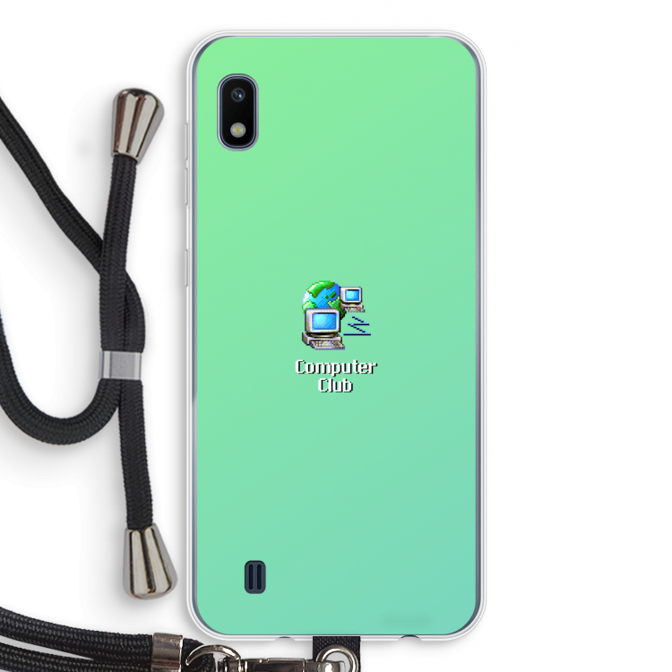Win98: Samsung Galaxy A10 Transparant Hoesje met koord