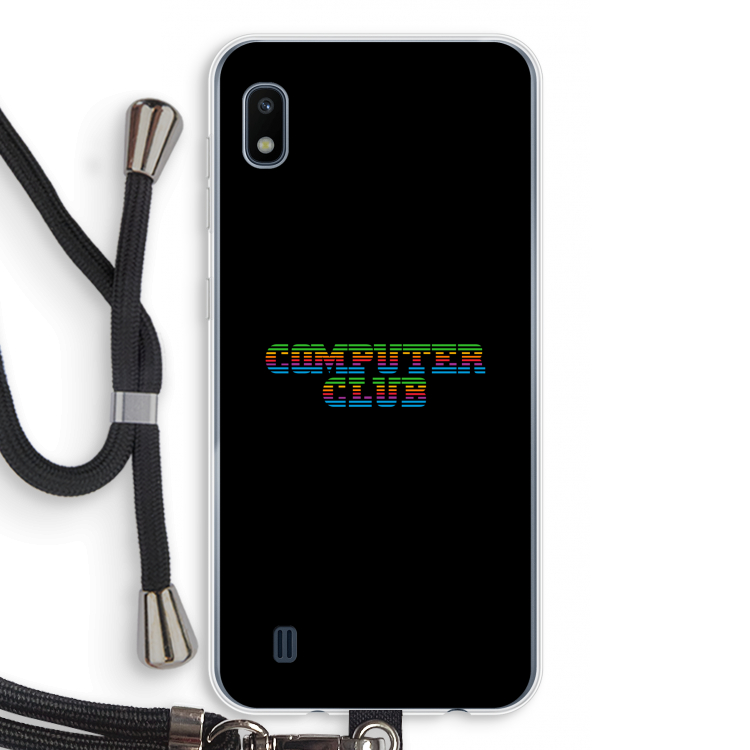 Retro: Samsung Galaxy A10 Transparant Hoesje met koord