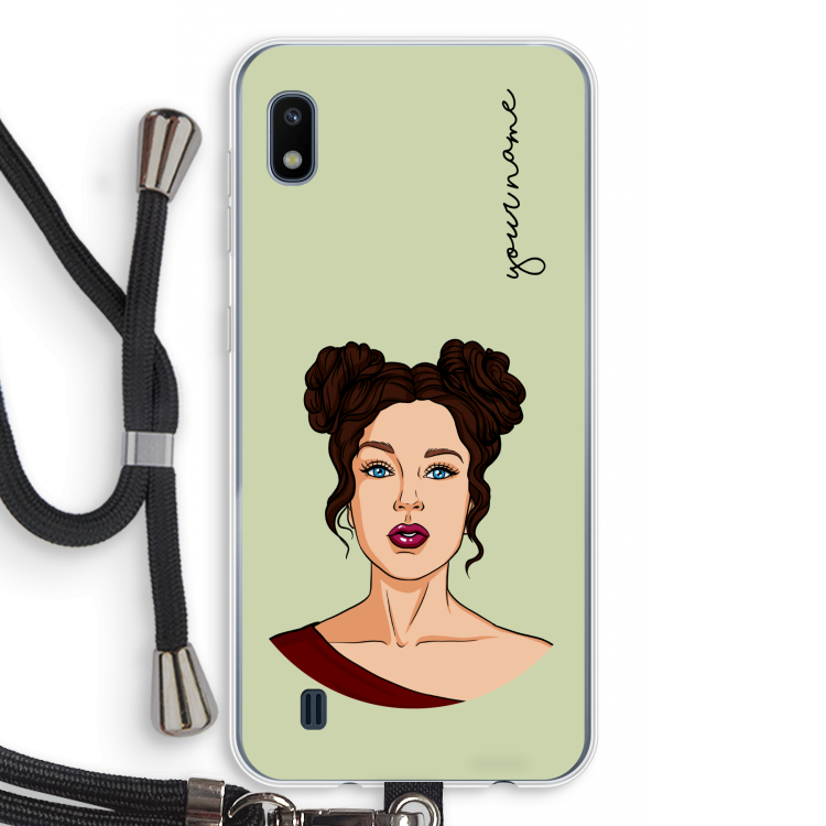 Pop-Art Creator: Samsung Galaxy A10 Transparant Hoesje met koord