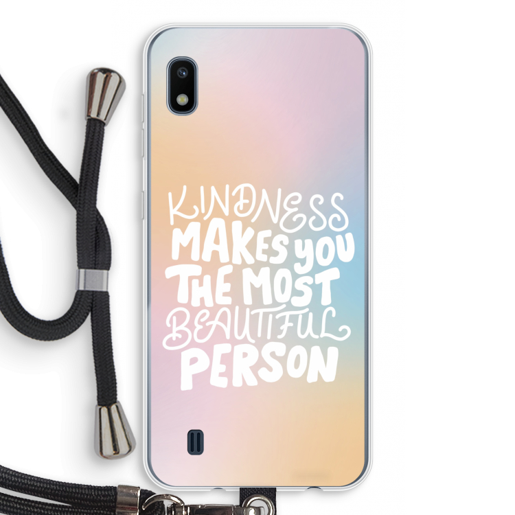 The prettiest: Samsung Galaxy A10 Transparant Hoesje met koord