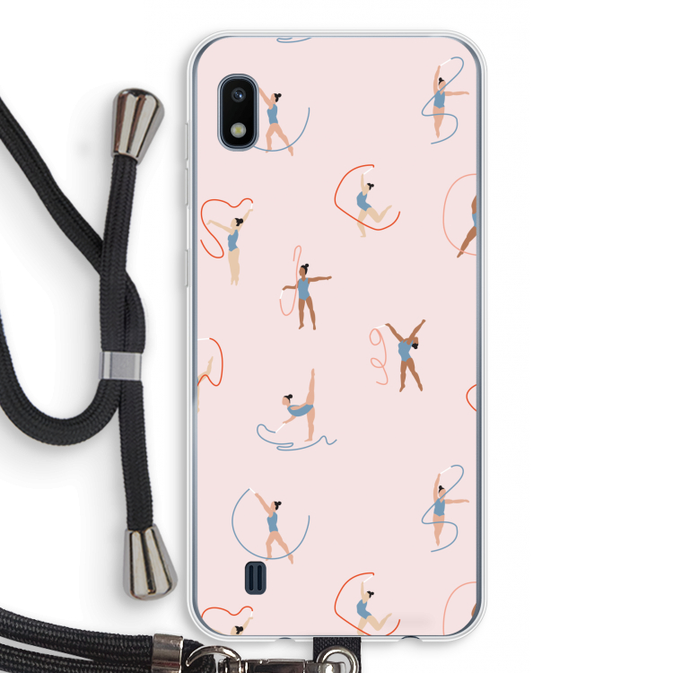 Dancing #3: Samsung Galaxy A10 Transparant Hoesje met koord