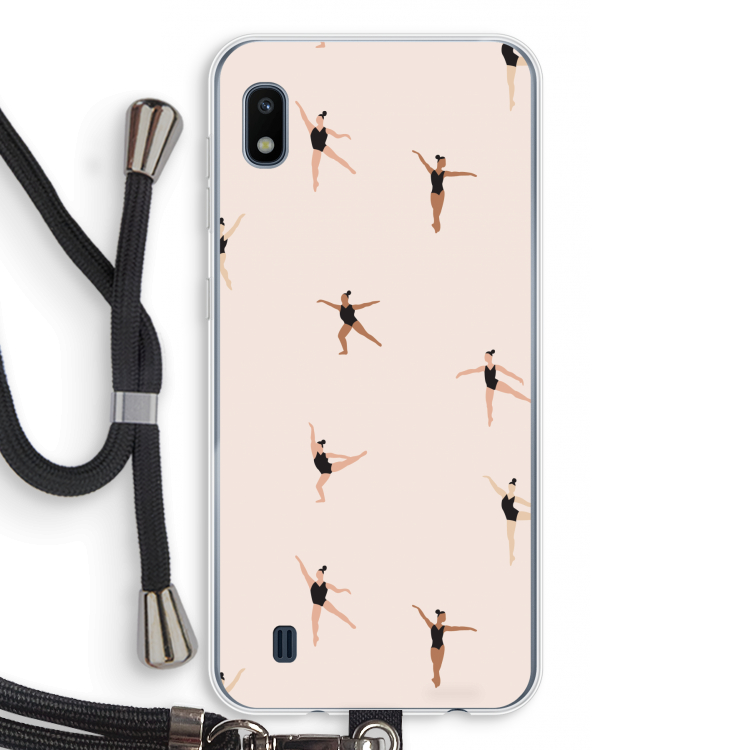 Dancing #1: Samsung Galaxy A10 Transparant Hoesje met koord