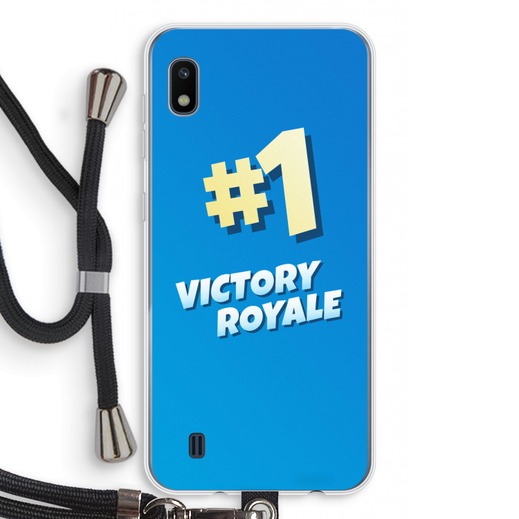 Victory Royale: Samsung Galaxy A10 Transparant Hoesje met koord