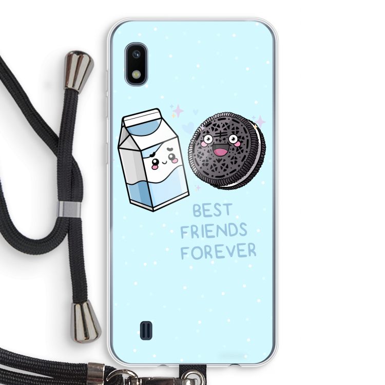 Best Friend Forever: Samsung Galaxy A10 Transparant Hoesje met koord