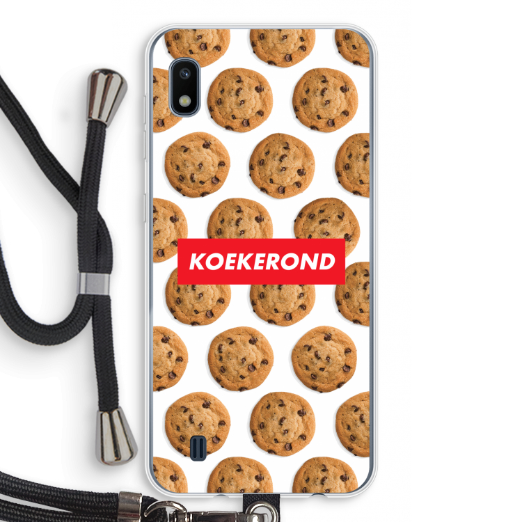 Koekerond: Samsung Galaxy A10 Transparant Hoesje met koord
