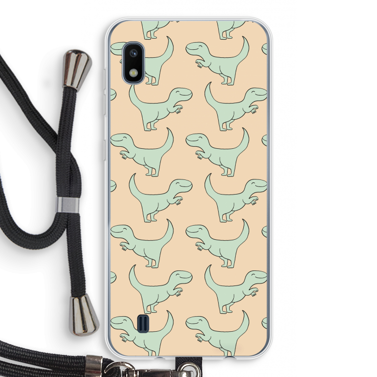 Dinos: Samsung Galaxy A10 Transparant Hoesje met koord