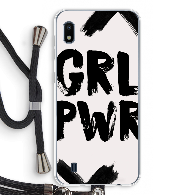 Girl Power #2: Samsung Galaxy A10 Transparant Hoesje met koord