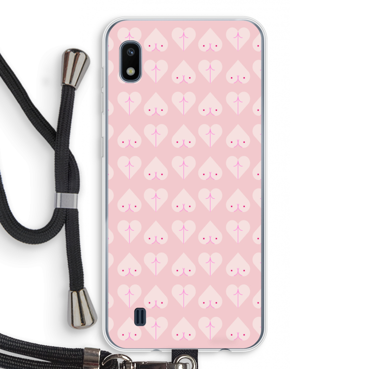 Ass 'n Titties: Samsung Galaxy A10 Transparant Hoesje met koord