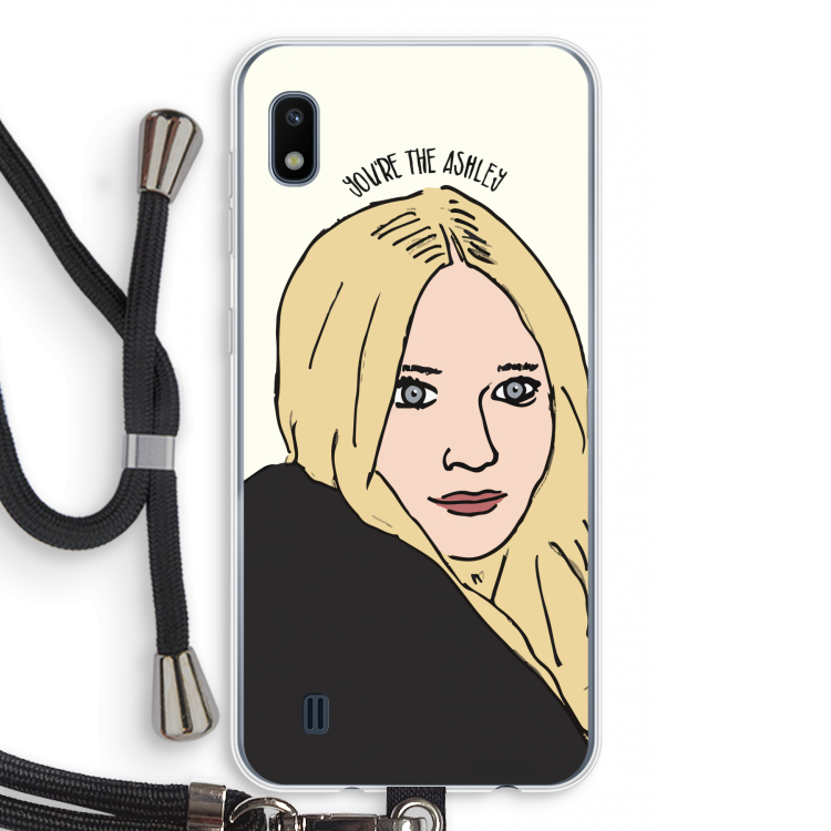 Ashley: Samsung Galaxy A10 Transparant Hoesje met koord