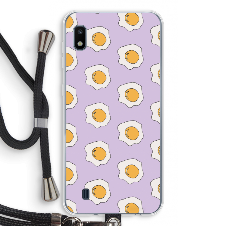 Bacon to my eggs #1: Samsung Galaxy A10 Transparant Hoesje met koord
