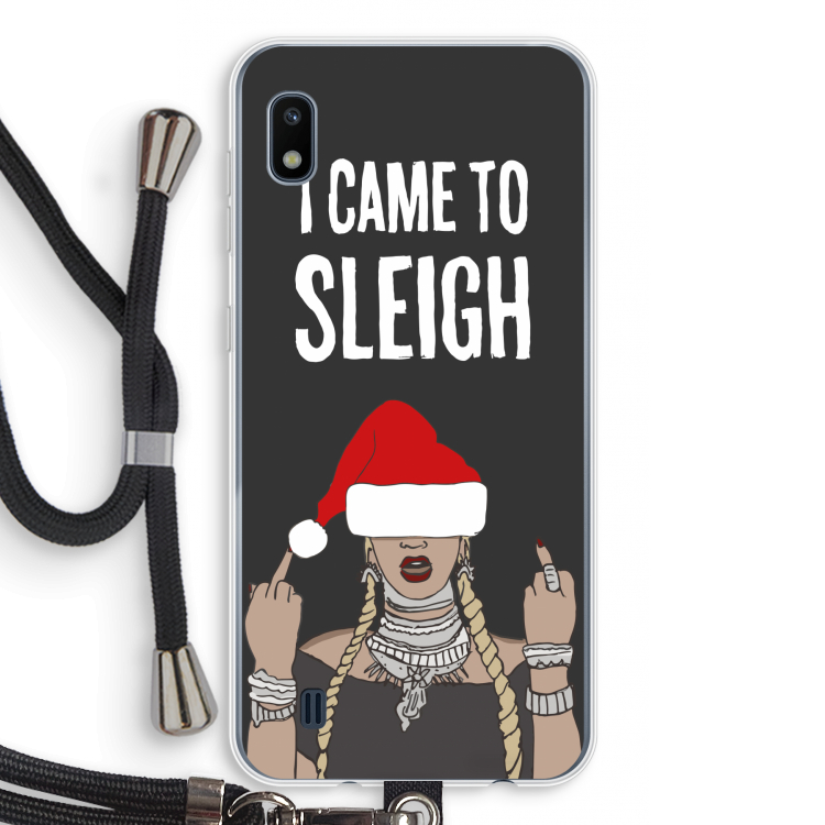 Came To Sleigh: Samsung Galaxy A10 Transparant Hoesje met koord
