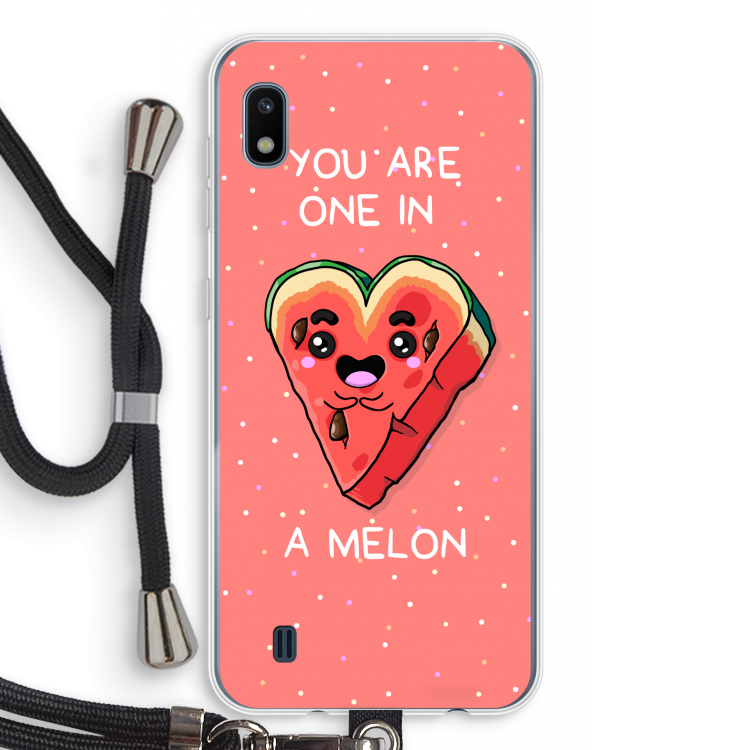 One In A Melon: Samsung Galaxy A10 Transparant Hoesje met koord